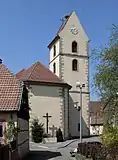 L'église Saint-Georges, côté sud.