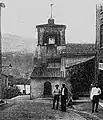 Le vieux clocher au début du XXe siècle.
