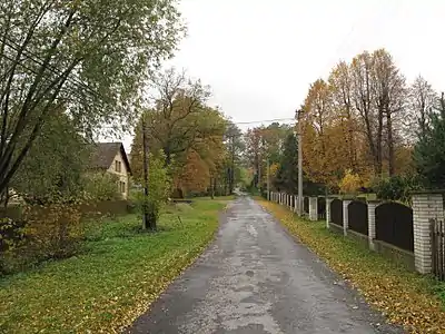Une rue de Bučávka.