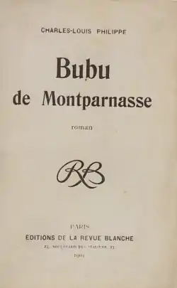 Image illustrative de l’article Bubu de Montparnasse (roman)