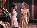 La Fille des boucaniers (1950) : Yvonne De Carlo (à g.) et Andrea King