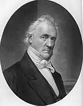 Portrait du président de l'Union James Buchanan.