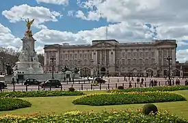 Photographie du palais de Buckingham.