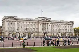 Le palais de Buckingham, résidence officielle du souverain britannique.