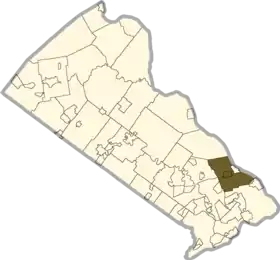 Localisation de Lower Makefield Township