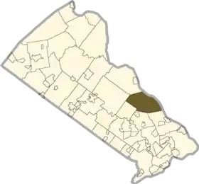 Localisation de Upper Makefield Township