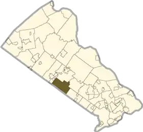 Localisation de Warrington Township