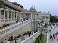 Vue générale depuis le bâtiment sud.