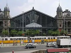 Gare de l'Ouest Budapest (Hongrie).