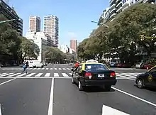 L'Avenida del Libertador à Palermo.