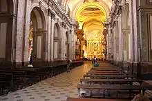 La cathédrale métropolitaine de Buenos Aires, vue de l'intérieur