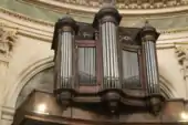 Buffet de l'orgue de l'église