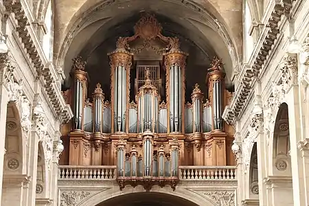 Grand orgue de la cathédrale de Nancy, reconstruit par Aristide Cavaillé-Coll en 1861.