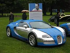 Une des quatre Bugatti Veyron Édition Centenaire.