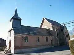 Façade nord de l'église.