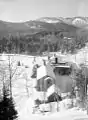 Vue del'hôtel Alpine Inn, janvier 1941