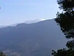 Vue sur le mont Ventoux.