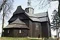 L'église en bois de la sainte Croix.