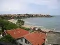 La presqu'île de Sozopol vue du sud.