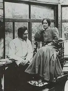 Léonide Andreïev et sa femme Anna.