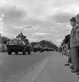 Parade de la BGS (les véhicules montrés sont des Mowag MR 8 (en)).