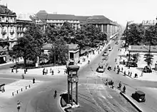 Vue de la Leipziger Platz et de la Leipziger Straße vers 1920.
