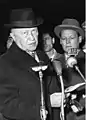 Konrad Adenauer et Willy Brandt, 1961.