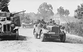 La 11e division blindée en Russie, juin 1941, véhicules Hanomag.