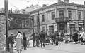 Section de la rue Żelazna reliant le petit et le grand ghetto (juin 1942)