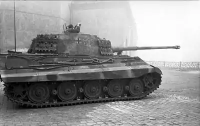 Un Tigre II à Budapest en octobre 1944.