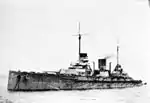 Le croiseur de bataille Goeben (Yavuz Sultan Selim) en 1912.