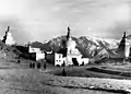 Façade avant de la porte ouest en 1938.