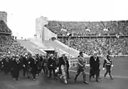 Défilé d'ouverture des Jeux olympiques de 1936 à Berlin