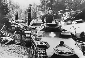 Panzer I Ausf B, 675 produits à compter d'août 1935; ils participent à la campagne de Pologne.