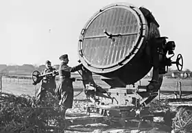 Flak-Scheinwerfer en usage, 1940