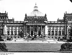 Le palais du Reichstag en 1932.