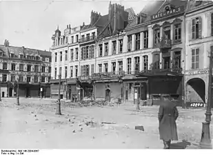Place d'Armes (photo d'archive allemande).