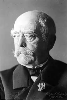 Otto von Bismarck après sa démission, en 1890.