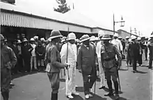 Officiers coloniaux britanniques en 1907, à Nairobi.