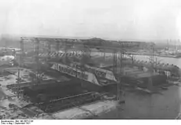 Port de Kiel, 1921.