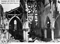 Église ruinée d'Aubers, 1914 (photo : archives fédérales allemandes).