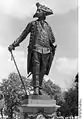 Copie en bronze (aujourd'hui détruite) à Potsdam de la statue de marbre de Frédéric le Grand de l'allée de la Victoire du Tiergarten, aujourd'hui disparue