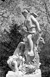 La Pêche, 1749, marbre, H. 230 cm, Potsdam, Palais de Sanssouci.