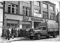 Commerce d'alimentation HO à Berlin (1950).