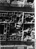 Quartiers de la ville en ruine après un bombardement allemand, septembre 1939.