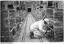 Stalles de briques, Allemagne, 1953