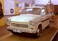 Un exemplaire de présérie de la Trabant 601.