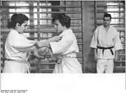 Entraînement de Judo, 1964.