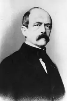 Otto von Bismarck, ministre-président à partir de 1862.