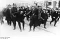 Arrestation lors d'émeutes, le 29 mars 1925, à Berlin.